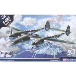 Academy 12208 P-38F Lightning 'Glacier Girl' 1/48 Scale Plastic Model Kit