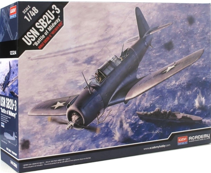 Academy 1:48 Usn Sb2u-3 Battle Of Midway in White | Toyco