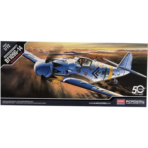 Premium Hobbies BF 109 G-14 Black Tulip 1:72 Plastic Model Airplane Kit 127V