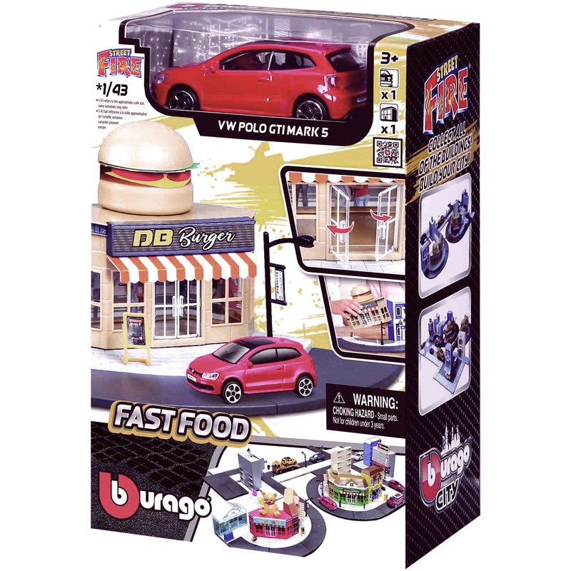 Bburago City Car Dealer Street Fire échelle 1:43 Bburago Toy