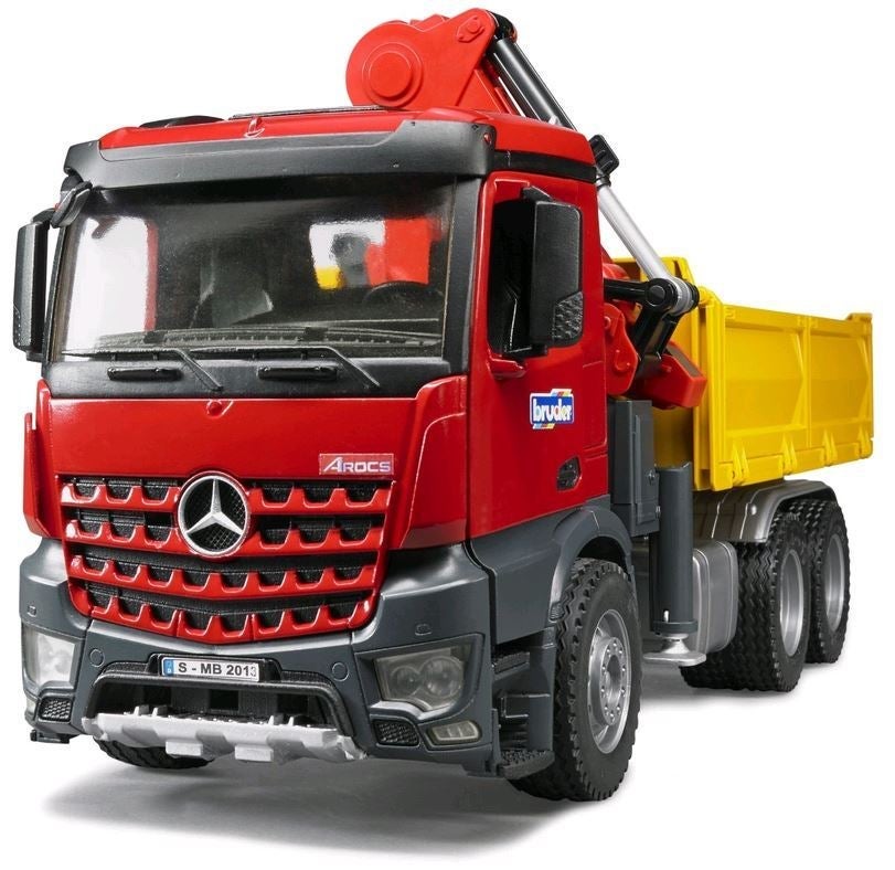 Bruder Mercedes Benz Arocs Truck With Crane in White