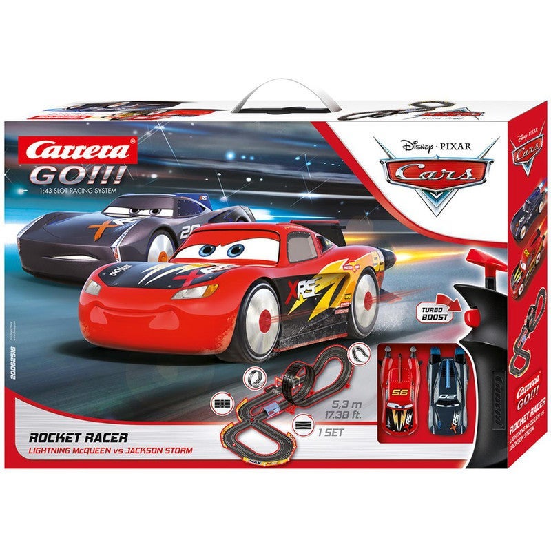 Carrera go sets - disney·pixar cars - lightning mcqueen - glow racers -  Toys Center