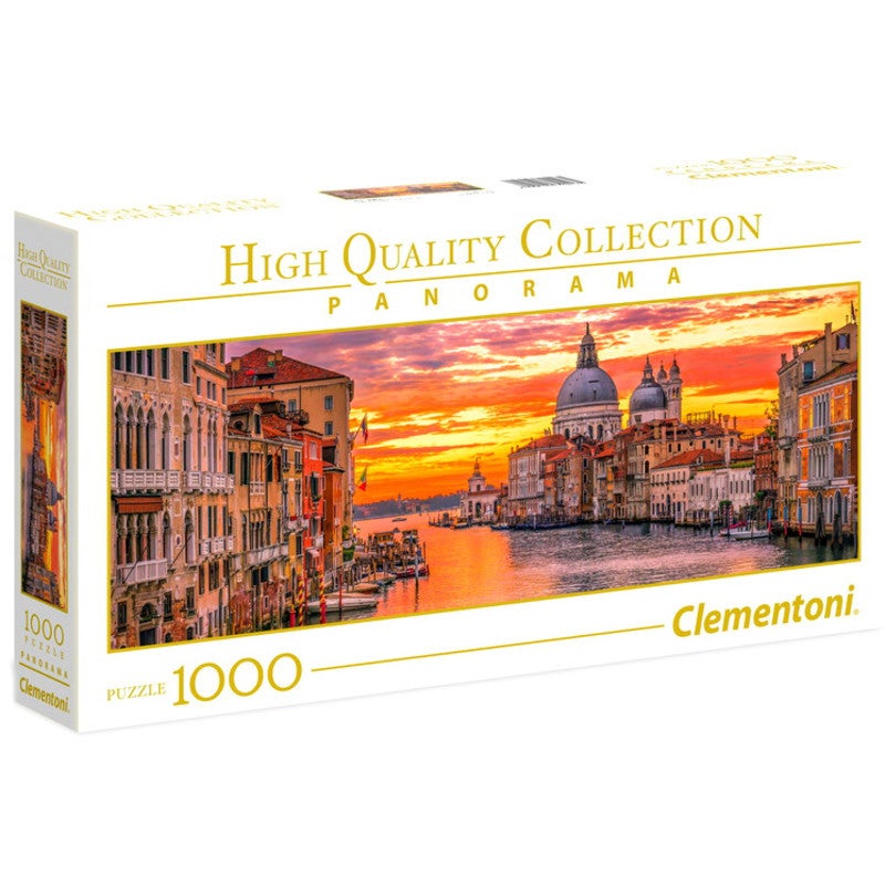 Ulmer Puzzleschmiede - Puzzle Serenissima - Venice - Classic 1000 Piece  Puzzle - Puzzle Motif Sunset over the Grand Canal in Venice, Italy