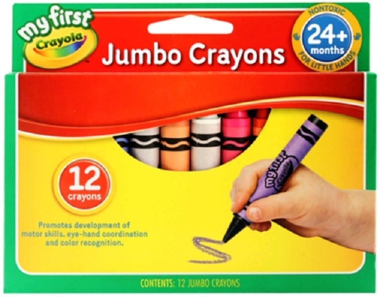 I Heart Art Jr - 12pc Jumbo Crayons – ToyologyToys