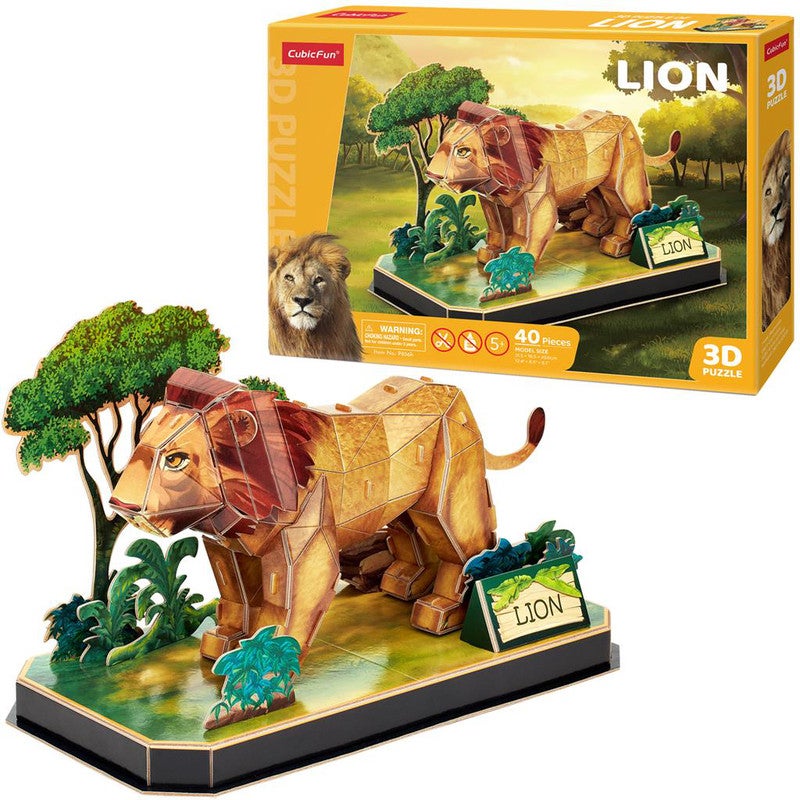 3d best sale lion puzzle