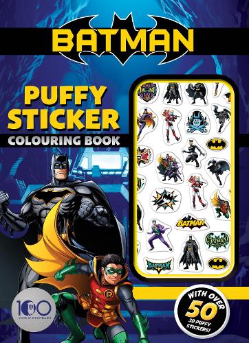 Dc Comics Batman: Puffy Sticker Colouring Book (pb) in White