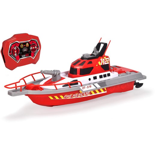 Dickie Toys Rc Fire Boat in White