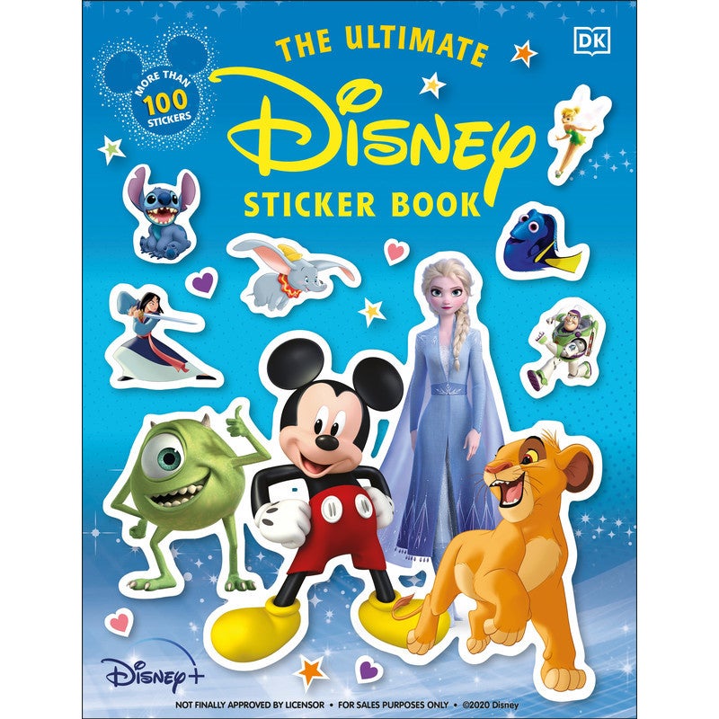 Pack of 8 Assorted Disney Waterproof Sticker. Disney. Assorted. Waterproof  Stickers 