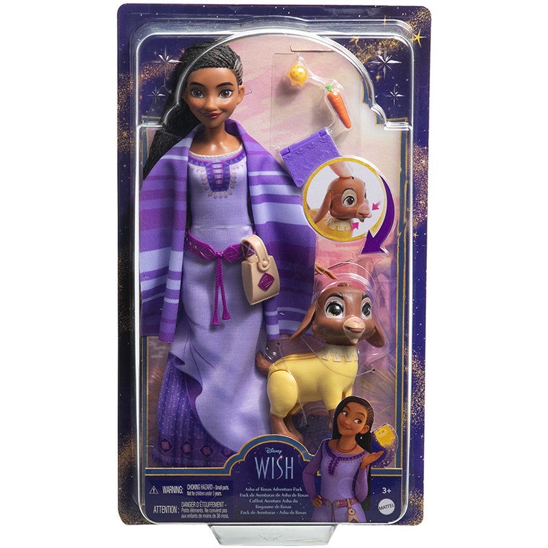 Disney Wish New Movie Action Figure Asha Cartoon Model Doll
