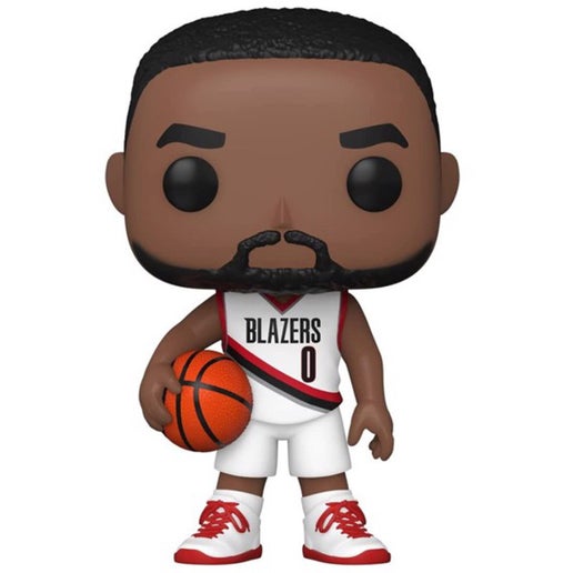 Funko Pop Nba 155 Portland Trail Blazers Damian Lillard in White | Toyco