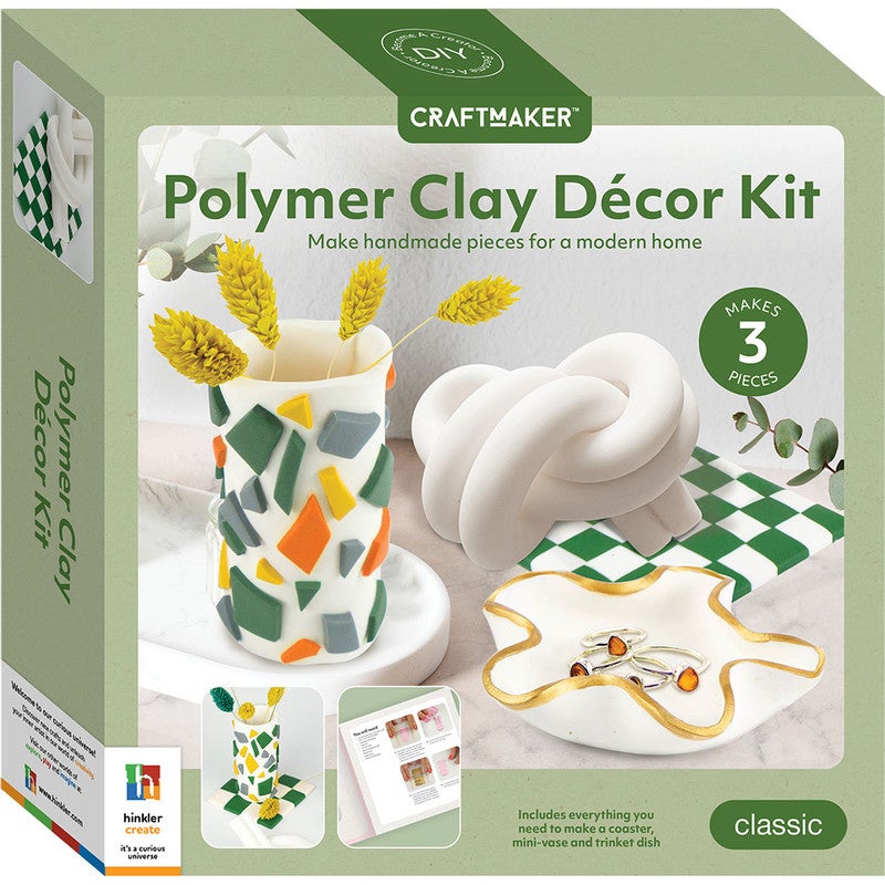 Craft Maker Polymer Clay Jewellery Kit - Craft Kits - Art + Craft - Adults  - Hinkler