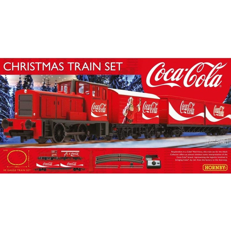 hornby coca cola train set tesco