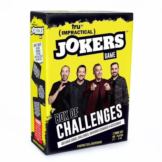 Impractical Jokers Box Of Challenges in White | Toyco