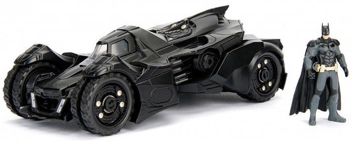 Batmobile with Batman Figure, The Batman - Jada Toys 32731 - 1/24 scale  Diecast Model Toy Car 