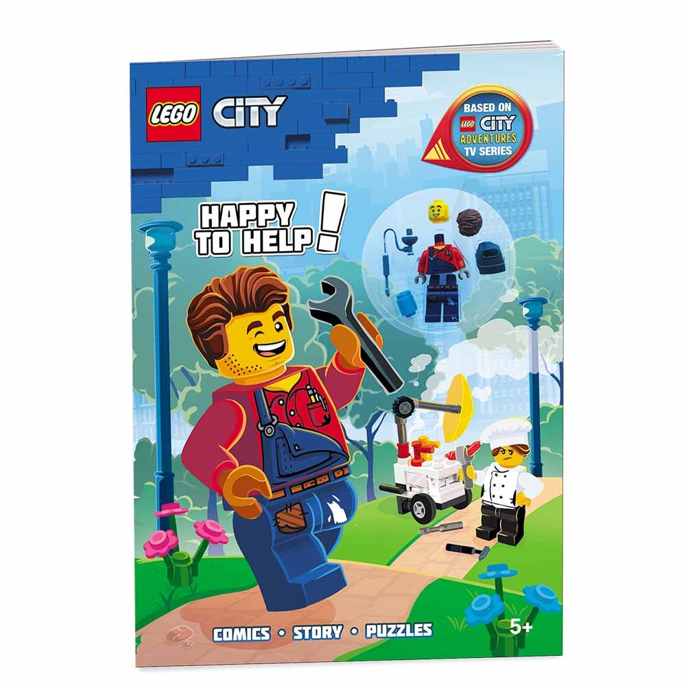 Lego City: Happy To Help (includes Minifigure) (pb) in White