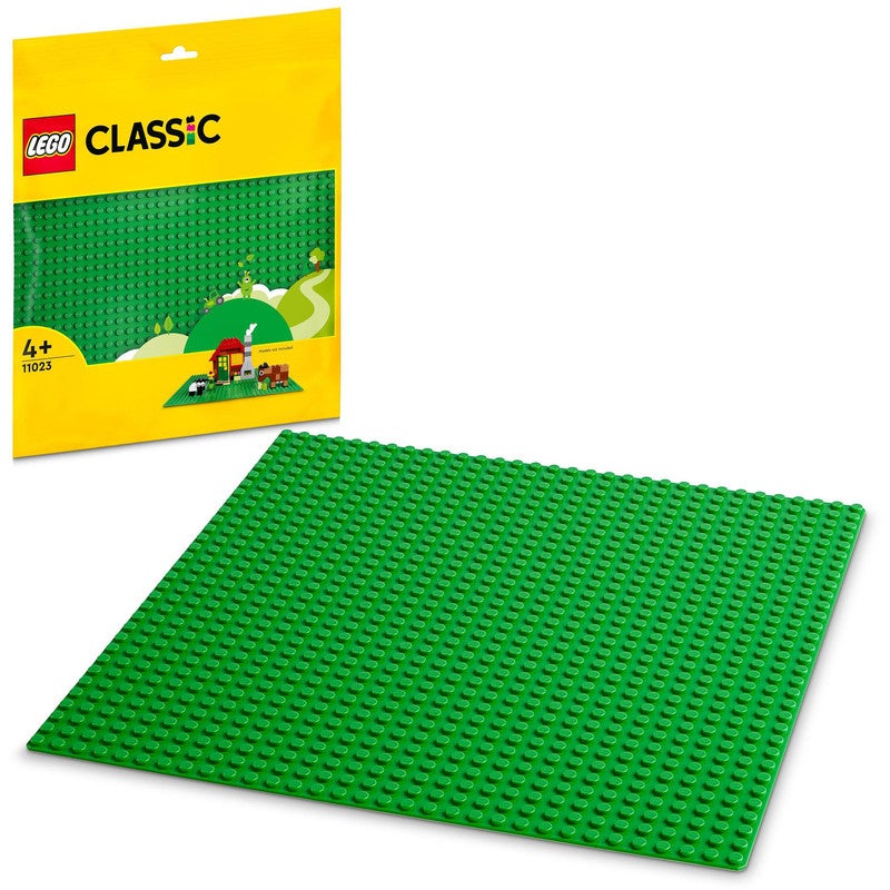 Lego Classic Green Baseplate 11023 in White | Toyco