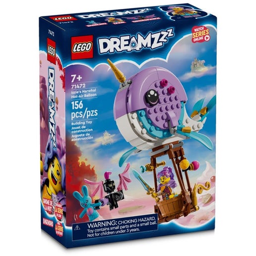 Lego Dreamzzz 71472 Izzies Narwhal Hot-air Balloon in White | Toyco