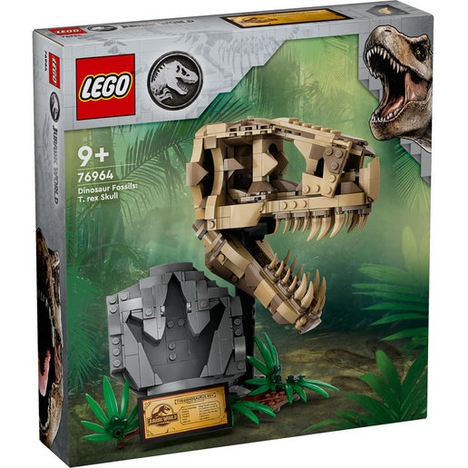 Lego Jurassic World 76964 Dinosaur Fossils: T. Rex Skull in White