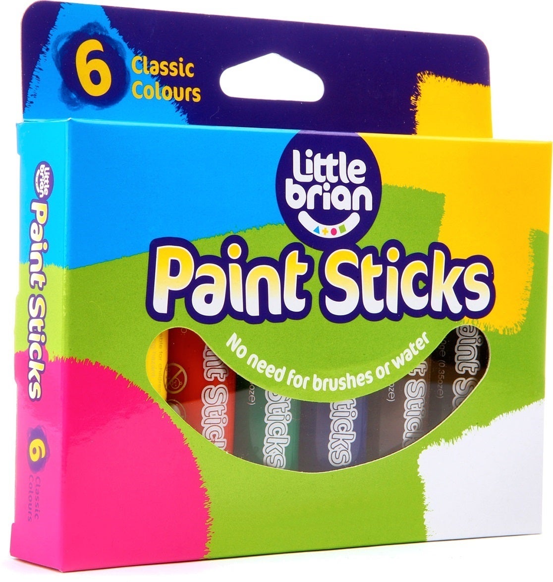 Little Brian Face Paint Sticks (12pc) in White