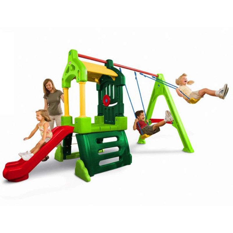 Little tikes store plastic swing set