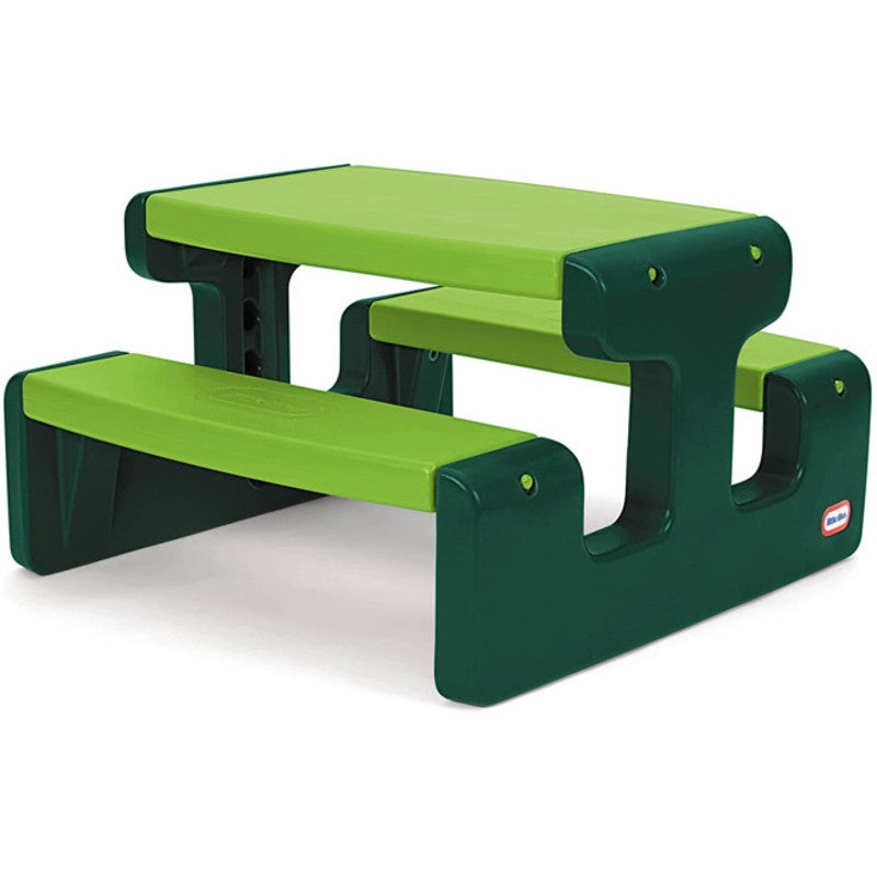 Little Tikes Go Green Large Picnic Table in White Toyco