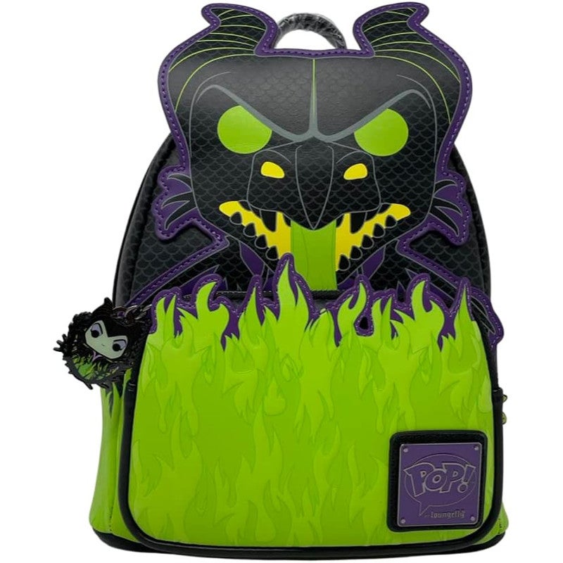 Loungefly Sleeping Beauty's Celebration Castle and Loungefly Maleficent  Dragon Toyz N Fun Exclusive Mini Backpack Bundle