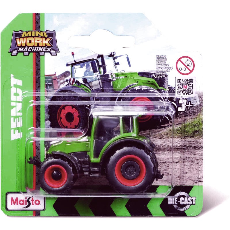 Maisto Mini Work Machines Tractors Assorted in White | Toyco