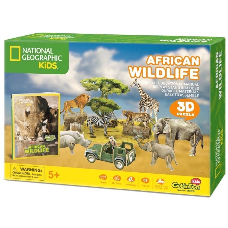 CubicFun 3D Puzzle  Rain Forest National Geographic Series