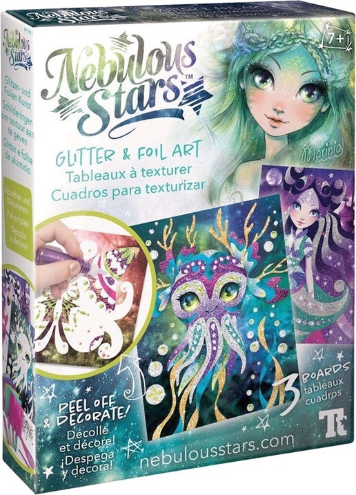 Nebulous Stars Glitter and Foil Art – GoGoKids Toy Shop – Buy Educational  Toys in New Zealand