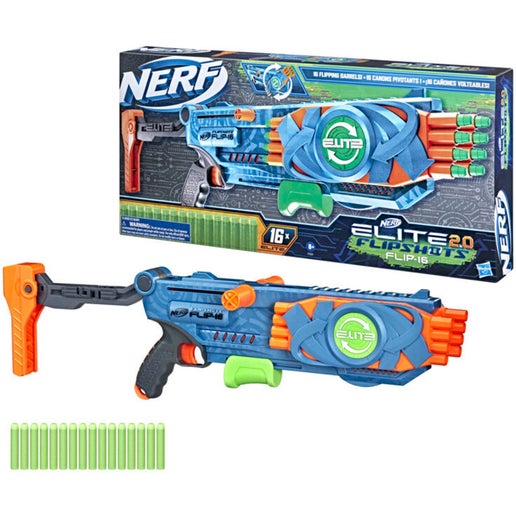 Nerf Elite 20 Blaster Dog Toy With 12 Tennis Balls