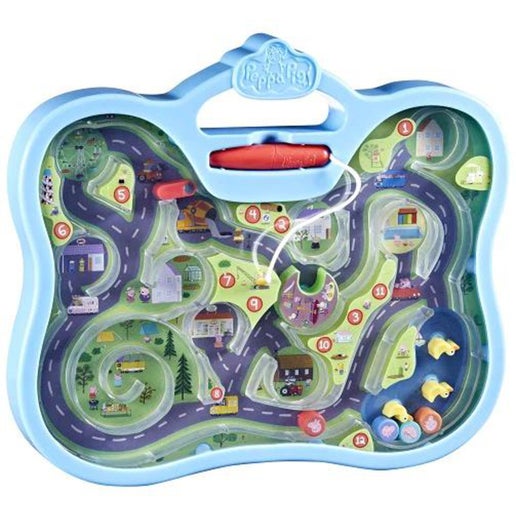 Peppa Pig Magnetic Maze Peppas Town Tour Maze in White | Toyco