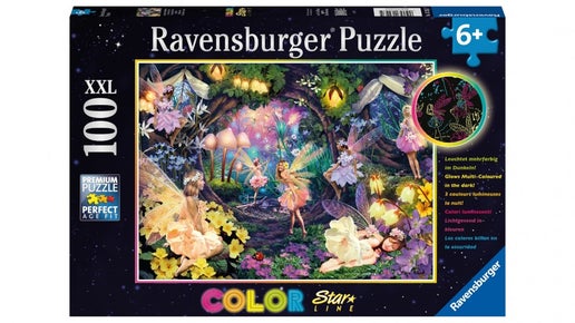 Ravensburger Kids Puzzle Fairy Garden Puzzle 100pc in White