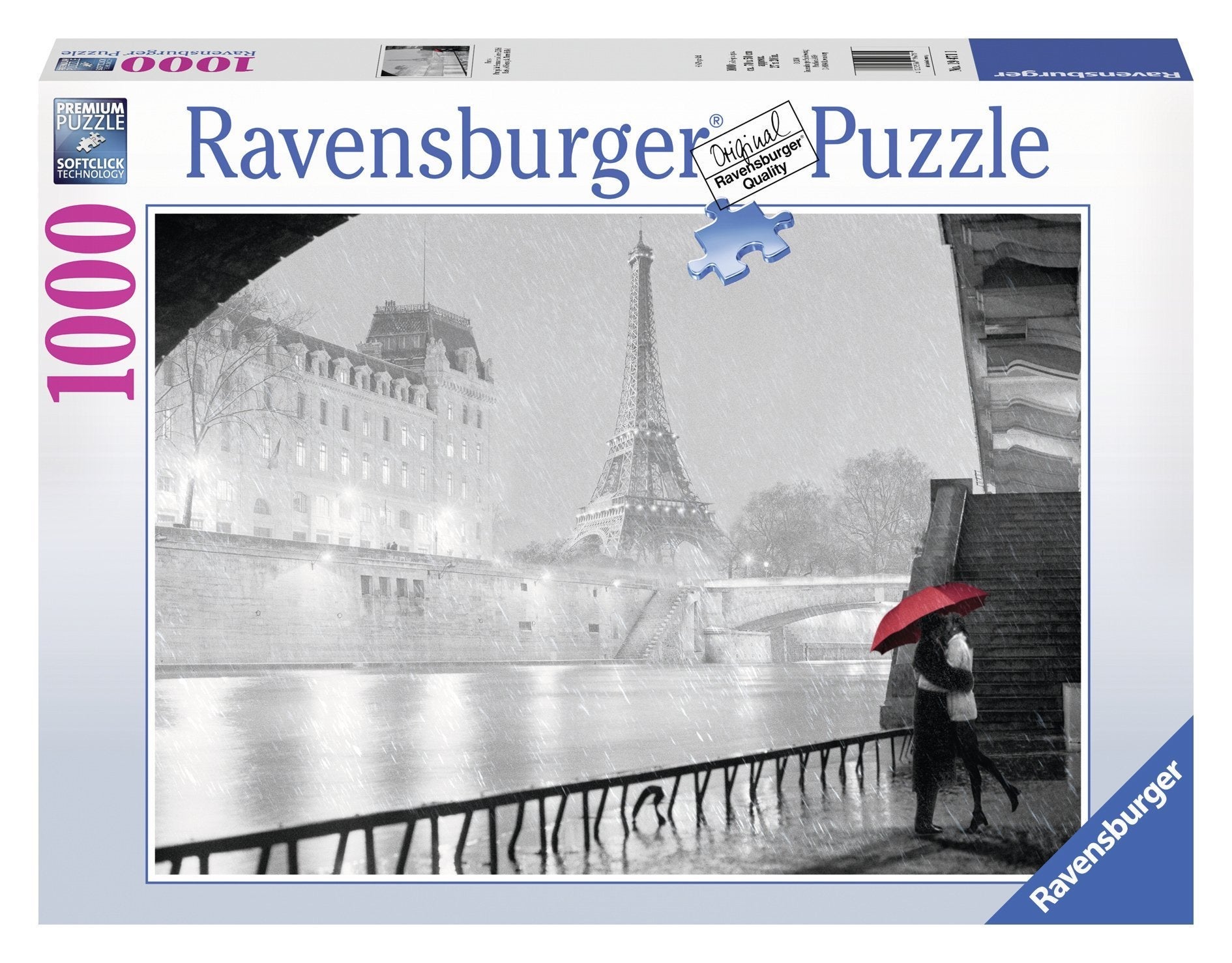 17614 Ravensburger PUZZLE ADULTI paesaggi 1000 pz Foto Postcard from  Liguria, Italy, Puzzle Liguria, 14+, Puzzle Postcard – Full Toys