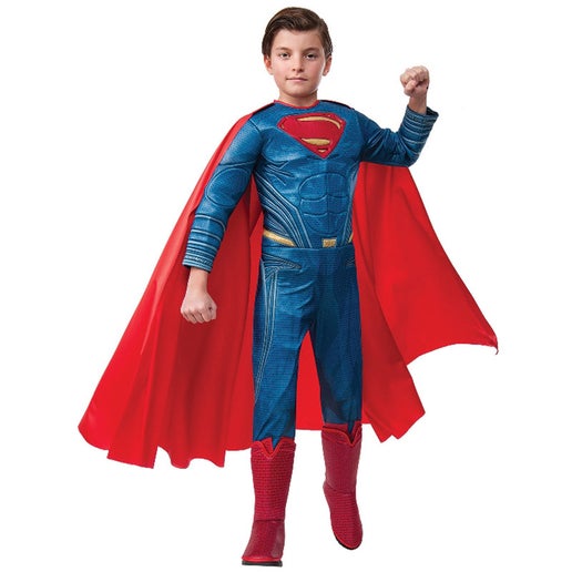 Rubies Superman Premium Costume Size 6-8 in White | Toyco