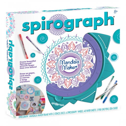 Spirograph Art Tool with Pens  Spirograph art, Spirograph, Spiral drawing