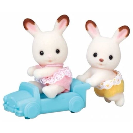 Sylvanian Families Chocolate Rabbit Family - Toys Hobbies