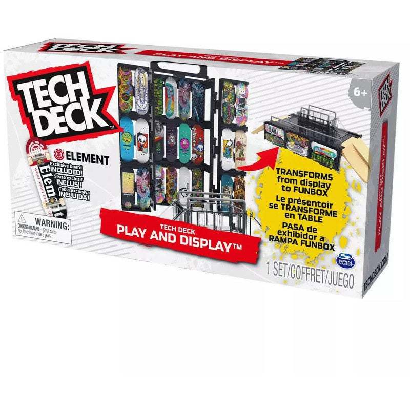  Tech Deck, Plan B Pro Series Finger Board with Storage Display,  Built for Pros; Authentic Mini Skateboards, Kids Toys for Ages 6 and up :  Toys & Games