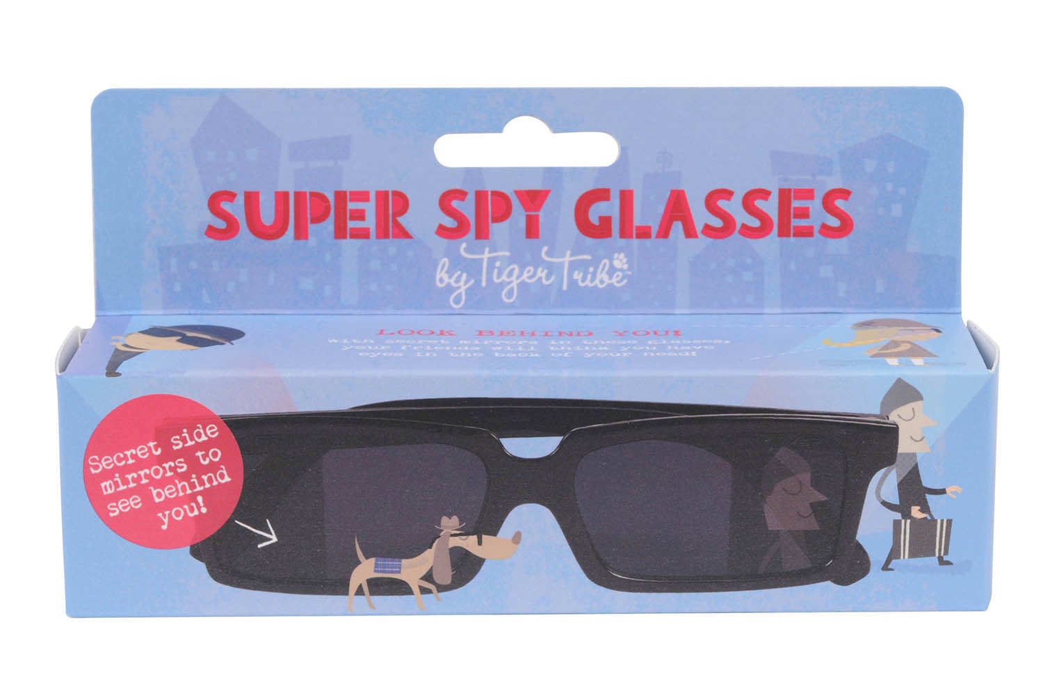 NEW REAR VIEW SPY GLASSES MIRROR SEE BEHIND YOU!! HB