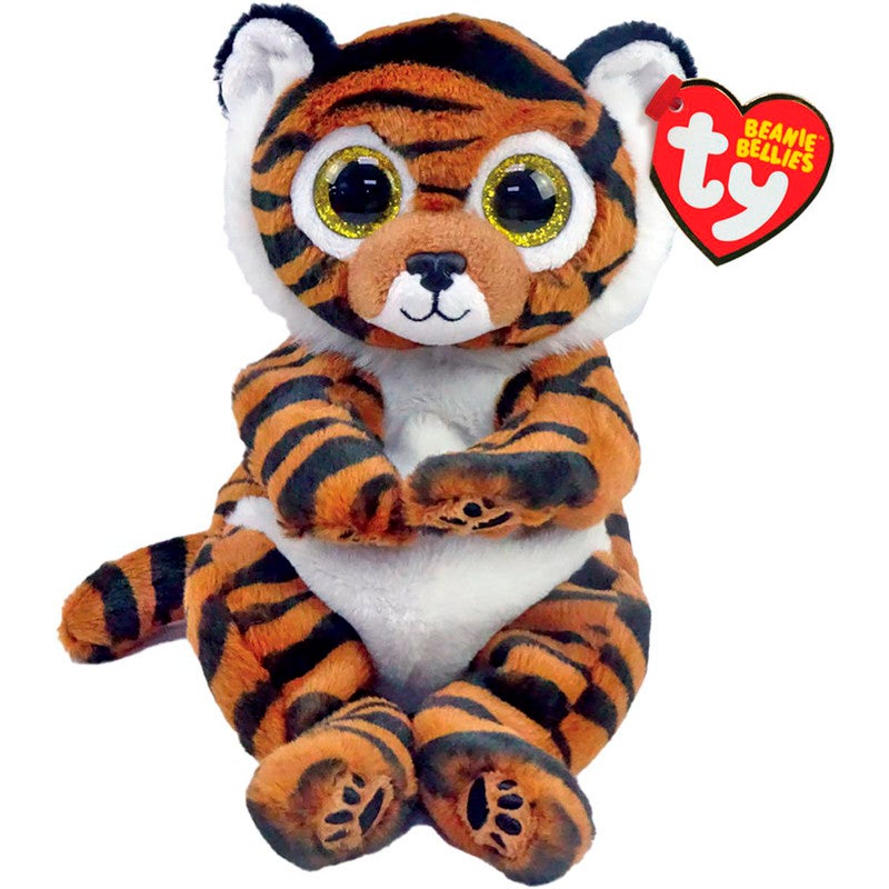 Ty Beanie Babies Regular Clawdia - Tiger in White