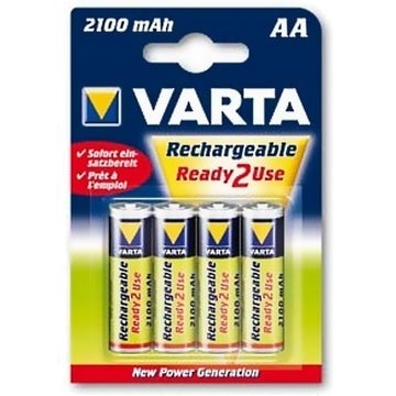 Varta Ready2Use Rechargeable AAA Batteries 4 Pack - Screwfix
